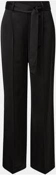 Comma Satin-Marlenehose mit Bindegürtel (2139108) schwarz