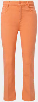 Comma Regular: Twill-Hose mit Flared leg #new (2141021) orange