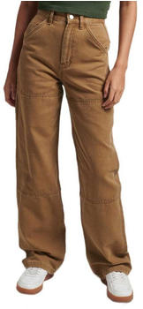 Superdry Vintage Wide Carpenter Pants Woman (W7010803A-PZA) brown