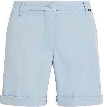 Tommy Hilfiger Garment Dyed Turn-Up Mom Chino Shorts (WW0WW42457) lagune