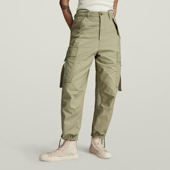 G-Star Cargo Cropped Drawcord Pants (D24389) ensis green