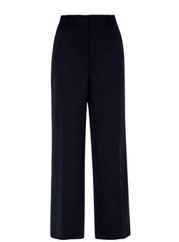S.Oliver Hose aus Viskosemix blau