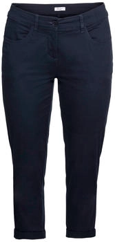 Sheego 8-Hose Baumwoll-Stretch-Qualität marine