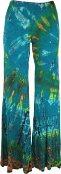 Guru-Shop Leggings Schlag türkis