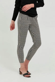 ICHI Stoffhose IHKATE CHECKY PA2 20114644 Anzugshose Muster schwarz
