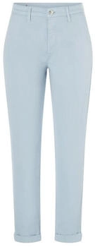 MAC Chinos Chino Turn Up hellblau