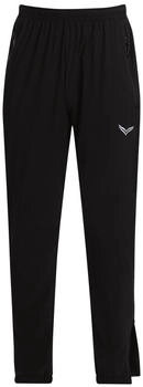 Trigema Jerseyhose Bein-Reißverschluss schwarz