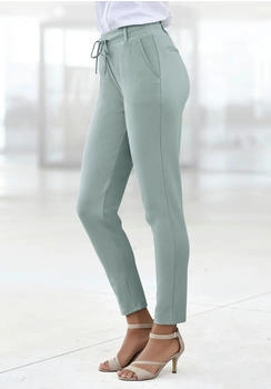 Lascana Jogger Pants elastischem Bund und Gürtelschlaufen mint Lascana Jogger Pants elastischem Bund und Gürtelschlaufen mint