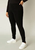Base Level Curvy Jeggings "Arnika" mit Badge