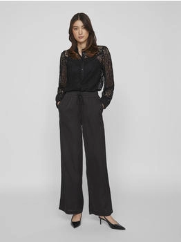 Vila Stoff Hose Palazzo Style Satinoptik