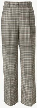Comma Marlenehose beige hellblau schwarz