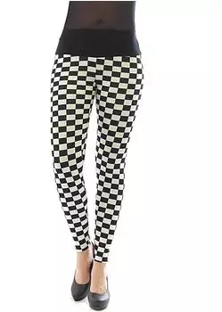 YESET Leggings lang hoher Bund blickdicht Leopard-Muster
