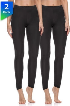 Merry Style Lange Leggings aus Baumwolle MS10-198 schwarz