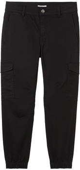 Tom Tailor Cargohose Elasthan schwarz