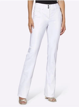 Heine Jerseyhose Bauchweg-Hose weiß