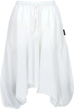 Guru-Shop Pluderhose Länge weiß