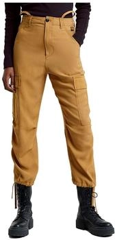 G-Star Cargo-Cropped-Hose Kordelzug braun D25251-D714-1395