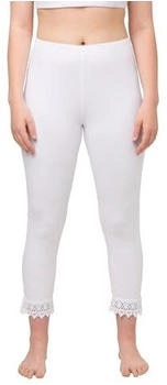 Ulla Popken 8-Leggings schneeweiß
