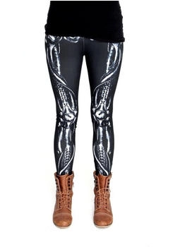 Cosey Leggings Halloween-Line Knochen