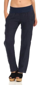 malito Leinenhose 7792 leichte Stoffhose dunkelblau