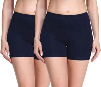 Merry Style Damen Shorts Radlerhose Boxershorts Viskose MS10-283 marineblau