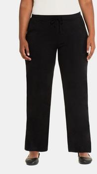 Ulla Popken Jerseyhose schwarz W61 L30