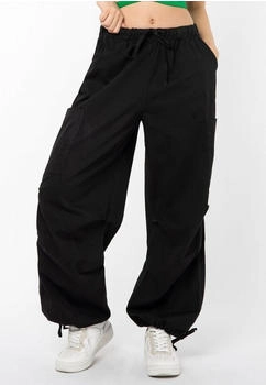 Sublevel Parachute Carghose weites Bein black