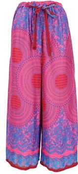 Guru-Shop Relaxhose Palazzohose Schlaghose Sommerhose pink flieder