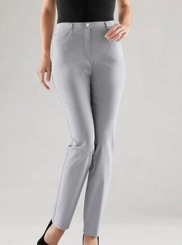 Stehmann Jerseyhose 5-Pocket-Hose silbergrau