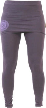 Guru-Shop Yoga-Hose Leggings Minirock Bio BW Yogi plum