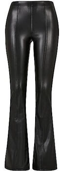 Urban Classics Flared Pants Kunstleder schwarz