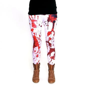 Cosey Leggings Halloween-Line Blutflecke