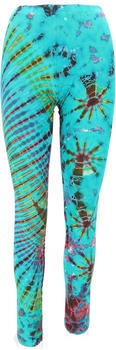 Guru-Shop Batik Leggings türkis bunt
