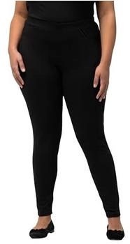 Ulla Popken Leggings Hose schwarz