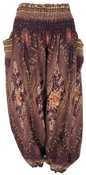 Guru-Shop Luftige Pluderhose braun