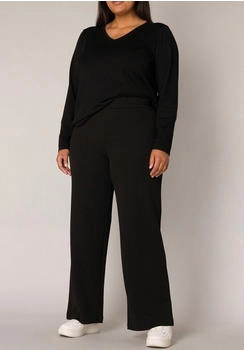 Base Level Curvy Treggings elastischem Bund schwarz