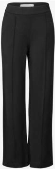 Street One Schlupfhose Casual Fit schwarz Ziernaht
