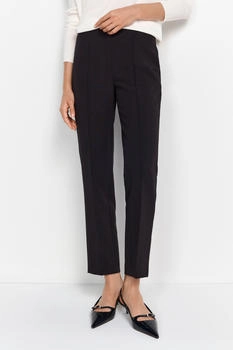Rich & Royal Bügelfalten-Hose unechte Leistentasche hinten