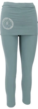 Guru-Shop Yoga-Hose Minirock bio-baumwolle aqua