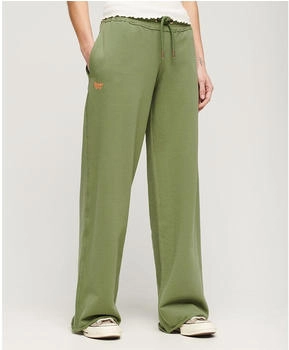 Superdry Essential Logo Straight Jogger Hose olive khaki