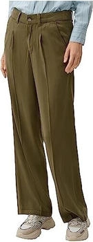 s.Oliver Hose lang Wide Leg grün