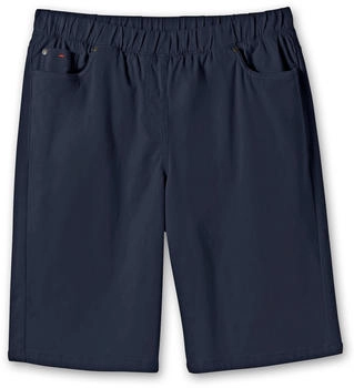 Sheego Twill-Bermudas 5-Pocket-Form Gummizugbund nachtblau