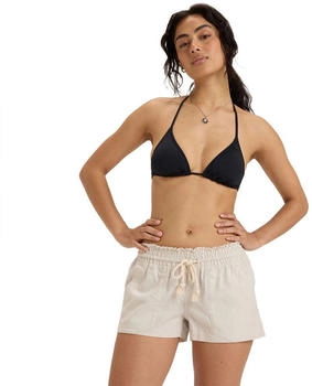 Roxy Oceanside Leinen Strand Shorts grau