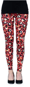 Cosey Leo Line Leggings verschiedene Leopardenmuster