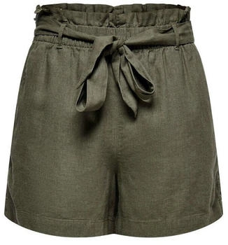 Jacqueline de Yong Shorts 'Say' dunkelgrün 6752769