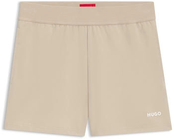 HUGO Relaxed-Fit Shorts aus Stretch-Jersey mit Logo-Print - Style SHUFFLE_SHORTS 50490596 Hellbeige