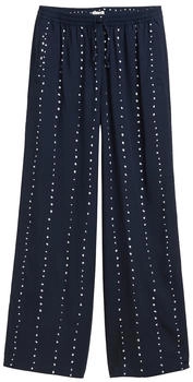 Tom Tailor Loose Wide Leg Palazzo Hose navy dot print /32 (1046503_38063)