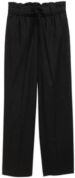 Tom Tailor Denim Wide Leg Paperpag Hose deep black (1045994_14482)