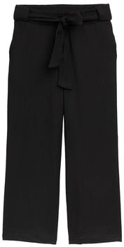 Tom Tailor Denim High Waist Culotte Hose mit Bindegürtel deep black (1046839_14482)