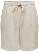 ONLY Shorts "ONLSIESTA MW PULL-UP LIN BL SHORTS NOOS" loose fit, Jersey,